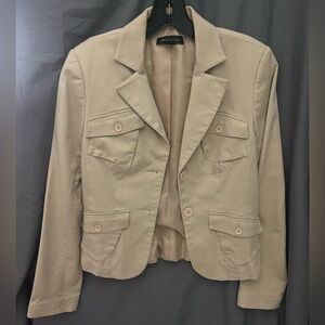 Women's Cream Utility Jacket